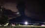 Tall column of ash spewed by Mount Kanlaon Volcano, in the town of La Castellana in Negros Occidental, central Philippines, on October 24, 2025.(Photo by Remuel Lajo/social media)