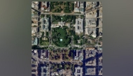 Before and after pictures of the demolition of the East Wing of the White House in Washington, DC. Photo by Handout / 2025 Planet Labs PBC / AFP