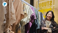Doha-based Chinese designer Michelle Wu at Studio 7, M7. (Pic: Marivie Alabanza / The Peninsula)
