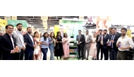 Officials and guests at the launch of Dhathri Ayurveda products in Qatar.