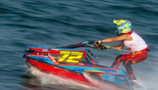 Estelle Poret in action.