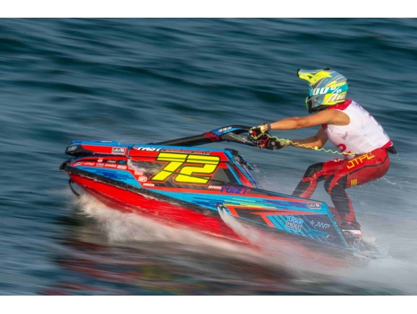 Estelle Poret in action.