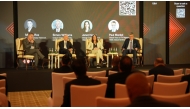 From left: Head of Global Network Banking Majed Roz, HSBC Chief Economist for CEEMEA Simon Williams, HSBC Global Chief Economist Janet Henry, and HSBC Global Head of FX Research Paul Mackel during the 2025 HSBC Global Economist Roadshow.