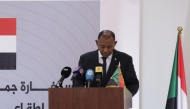 Sudanese Ambassador to the State of Qatar H E Badreddine Abdullah Mohammed Ahmed during the press briefing held at the Sudanese Embassy.