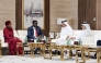 First Vice-Chairman of Qatar Chamber Mohamed bin Ahmed bin Twar Al Kuwari with South Sudan delegates