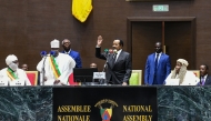 Cameroonian President Paul Biya (centre) is sworn in Yaounde, capital of Cameroon, on November 6, 2025. (Xinhua/Kepseu)