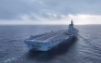 This screen grab from video footage from China's Ministry of Defence taken in May 2024 and released via AFPTV on May 11, 2024 shows China's third aircraft carrier Fujian carrying out sea trials at sea in an unknown location. Photo by Handout / various sources / AFP