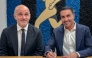 Raffaele Palladino (R) was announced as the new Atalanta BC coach. Pic taken from Atalanta BC official social media channels.