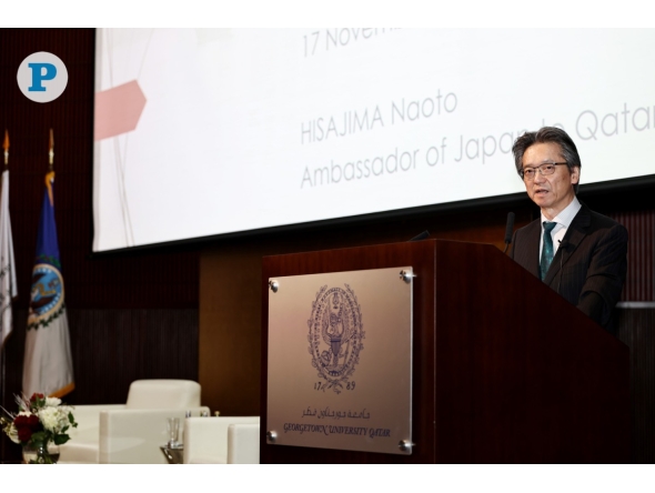 Japan’s Ambassador to Qatar, H E Naoto Hisajima. Pictures: Salim Matramkot / The Peninsula 