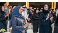 AFG Chairperson & Founder Dr. Sheikha Aisha bint Faleh Al Thani and AFG CEO Sheikha Anwar bint Nawaf Al Thani during the ceremony. 
