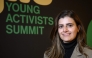 Young activist Lebanon's Marina El Khawand poses on the eve of the Young Activists Summit award ceremony at the UN in Geneva, on November 19, 2025. (Photo by Fabrice Coffrini / AFP)