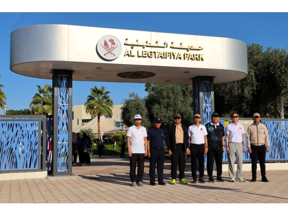 Their Excellencies the Ambassadors of the Asean Embassies in Doha during the event.