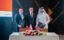 Ambassador of Poland to Qatar, H E Tomasz Sadziński with CEO of Invest Qatar Sheikh Ali Alwaleed Al-Thani and Deputy Chairman of the Board, Polish Investment and Trade Agency Łukasz Gwiazdowski during the MoU signing, yesterday.