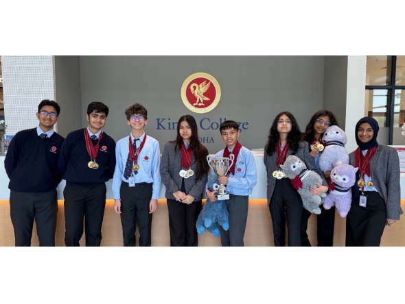 From left: Mohammed Ayaan Imran, Aarav Mehta, Adam Farhat, Han Law, James Ayen, Pia De Gouveia, Shenali Ratnage, and Haleema Irfan