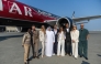 Qatar Airways Group Chief Executive Officer, Engr. Badr Mohammed Al-Meer with the airline’s star partners during the launch of the airline’s new F1-themed livery. 