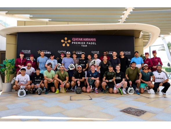 Formula 1 stars and global athletes joined Premier Padel for a week of open-door matches at the Waldorf Astoria Lusail ahead of the Qatar Grand Prix.