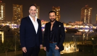 Saif Ali Khan and Mohamed Sleiman, CEO of Alfardan Properties & Alfardan Hospitality