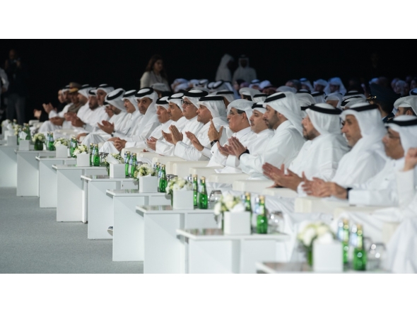 Deputy Prime Minister and Minister of State for Defence Affairs H E Sheikh Saoud bin Abdulrahman bin Hassan Al Thani and Minister of Communications and Information Technology H E Mohammed bin Ali Al Mannai along with other dignitaries at the second edition of World Summit AI yesterday.