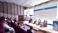 Panellists and participants at a session during the Gulf Studies Forum.