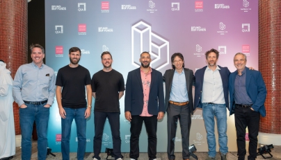 Builders VC's delegation of senior executives pose for a group photo with other officials.