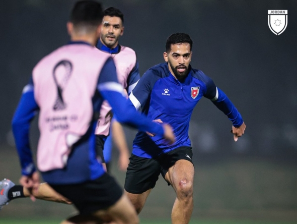 Jordan players gearing up for the final.