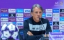 Al Sadd coach Roberto Mancini speaks during a press conference.