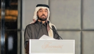 Secretary-General of the Doha-based Arab Network of National Human Rights Institutions H E Sultan bin Hassan Al Jamali addressing the ceremony.
