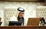 Shura Council Speaker H E Hassan bin Abdullah Al Ghanim chairing the council's session yesterday.