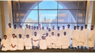Students in Makkah during the Umrah trip. 