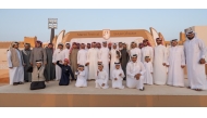 Al-Talaa Championship Committee officials honouring the winner along with other visitors.