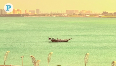 A view of the seafront promenade from Al Dafna, Doha on January 4, 2026. Photo by Vishnu Prasad KS / The Peninsula