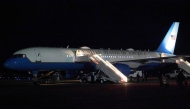 A view of the plane which will now carry President Trump to Switzerland after Air Force One returned to Joint Base Andrews on January 20, 2026 in Joint Base Andrews, Maryland. Chip Somodevilla/Getty Images/AFP