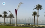 Doha skyline as dust and high winds cause low visibility. Picture by Mahmoud Elmazaty / The Peninsula  