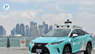 File photo of robotaxi in Qatar. 