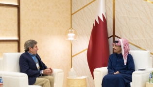 Prime Minister meets company officials on the sidelines of Web Summit Qatar 2026