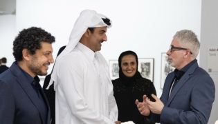 Amir visits 'Art Basel Qatar' exhibition