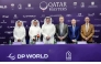 FROM LEFT: QGA Board Member Mohammed Faisal Al Naimi, QGA General Secretary Fahad Nasser Al Naimi, QGA President Hamad Al Mana, Head of Middle East for the DP World Tour Tom Phillips, DP World Tour Senior Tournament Director Mikael Eriksson and QGA Technical Director Mike Shoueiry at a press conference.    