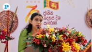 Ambassador of Sri Lanka H E Roshan Sithara Khan Azard speaking during the Sri Lankan National Day celebrations. PicS: Salim Matramkot/The Peninsula