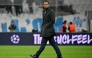 (FILES) Olympique de Marseille's French-Moroccan sporting director Medhi Benatia walks on the pitch at the end of the UEFA Champions League, league phase day 4, football match between Olympique de Marseille (OM) and Atalanta Bergame at the Velodrome stadium, in Marseille on November 5, 2025. (Photo by Christophe Simon / AFP)