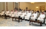 MoT Undersecretary H E Mohammed Abdullah Al-Maadeed and other officials during the workshop.