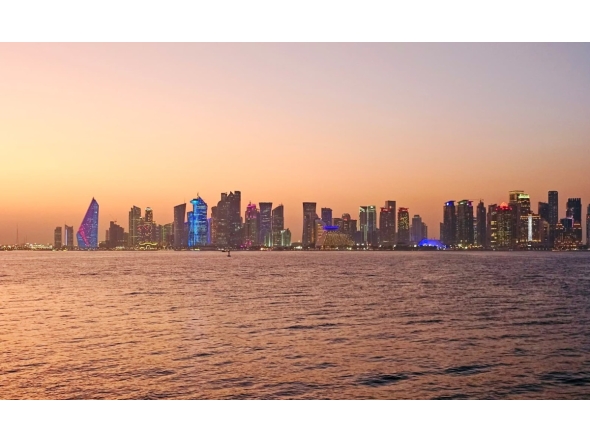 The evening view of the Doha skyline from Old Doha Port, captured by The Peninsula reader, Mithun Kumar P.