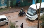 Vehicles move on a flooded road after a heavy rain in Kibera of Nairobi, Kenya, on March 7, 2026. (Photo by Henry Naminde/Xinhua)