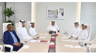 QC Board Member and Chairman of the Industry Committee Abdulrahman Al Ansari with other officials during the meeting.