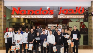 Shafallah’s group trip to Nando's restaurant.