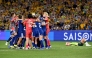 Japan's players celebrate winning the final of the AFC Women Asian Cup Australia 2026 football tournament between Australia and Japan at Stadium Australia in Sydney on March 21, 2026. (Photo by Saeed Khan / AFP)