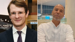 Felix Katterl (left) and Nasreldin Salhin