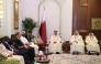 Speaker of the Shura Council H E Hassan bin Abdullah Al Ghanim meeting ambassadors of several African nations yesterday.