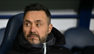 (FILES) Marseille's Italian coach Roberto De Zerbi looks on from the technical area during the French Cup round of 32 football match between FC Bayeux and Olympique de Marseille (OM) at the Michel-d'Ornano Stadium in Caen on January 13, 2026. (Photo by LOU BENOIST / AFP)