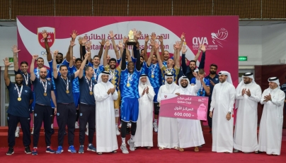QOC First Vice-President Mohammed bin Yousef Al Mana crowned the champions.