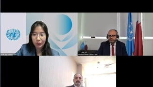 Participants during the webinar. 